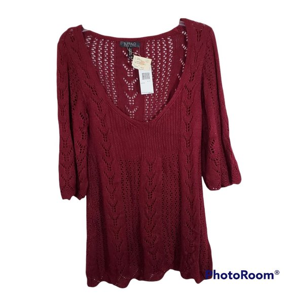 NWT Buffalo David Bitton Open Knit Sweater. Size Large. - Picture 1 of 7